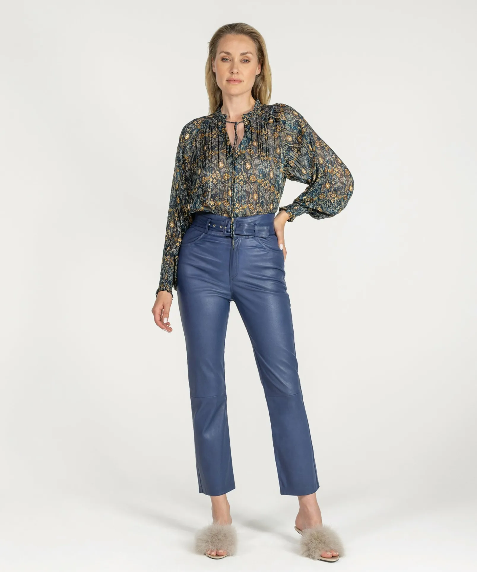 Pelle Marine Blue